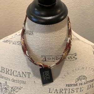 BKE beaded headband/necklace NWT
